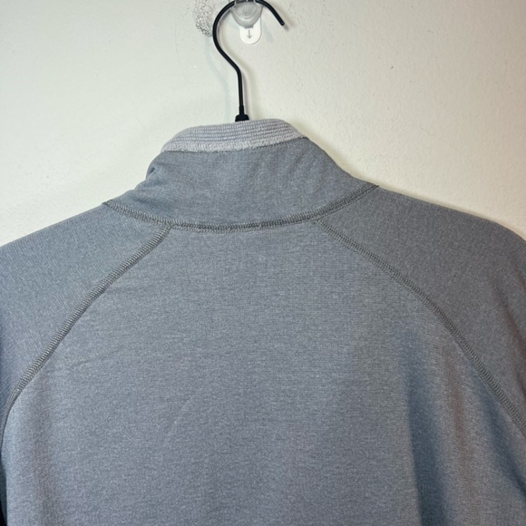 Patagonia Mens Polartec Pullover 1/2 Zip Shirt Gray Outdoor Baselayer FLAW Large - Picture 12 of 15